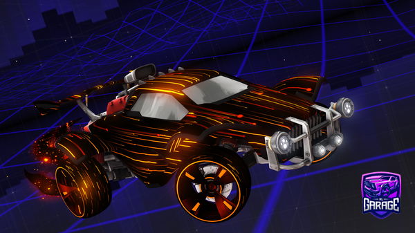 A Rocket League car design from nallovrin