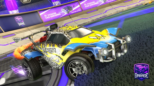 A Rocket League car design from Goldroku_off