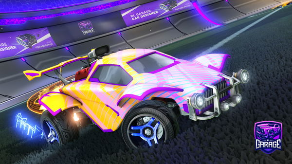 A Rocket League car design from Pankumi
