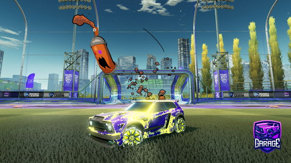 A Rocket League car design from imamongu