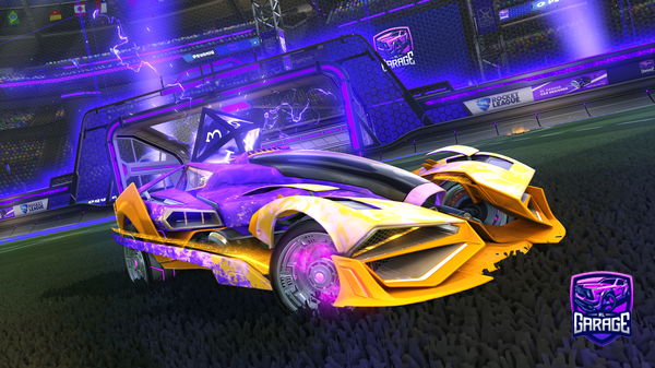 A Rocket League car design from Golden_Haze19