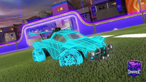 A Rocket League car design from Vegas_Vixen