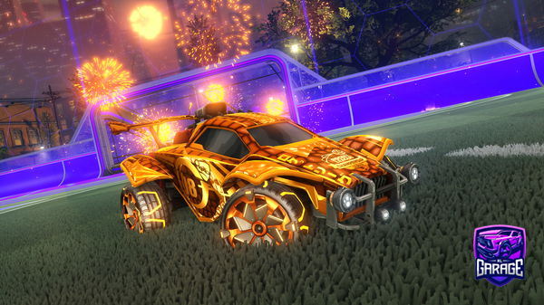 A Rocket League car design from TripleLowG