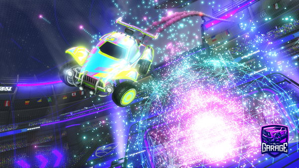 A Rocket League car design from ps-flip-10