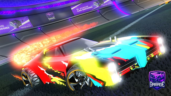 A Rocket League car design from Davs90