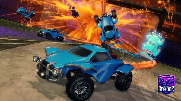 A Rocket League car design from glockpuss