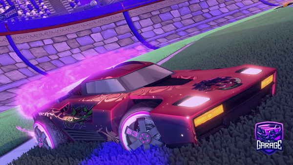 A Rocket League car design from Rindd