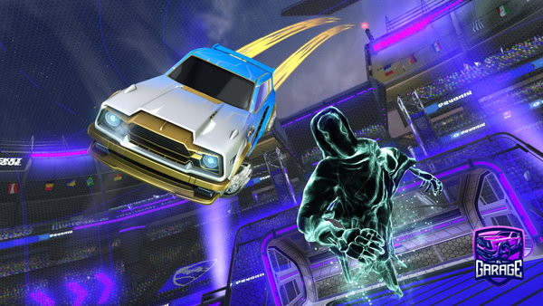 A Rocket League car design from Dunstan_YT