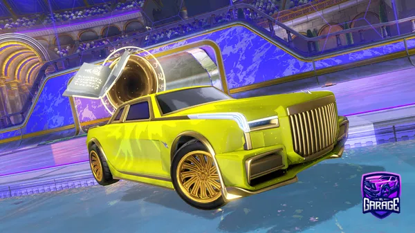 A Rocket League car design from yadayadayada