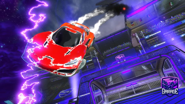 A Rocket League car design from KofiAndMilk