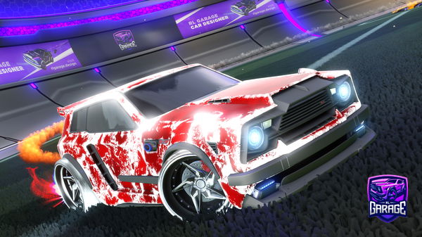 A Rocket League car design from Alezitalian