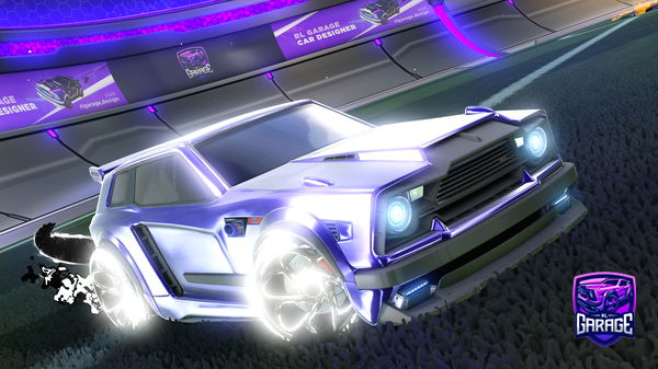 A Rocket League car design from v8a