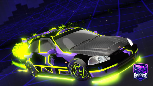 A Rocket League car design from abrokenlink