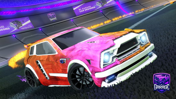 A Rocket League car design from Mti________endrit