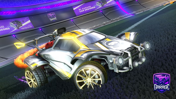 A Rocket League car design from mrtx5320