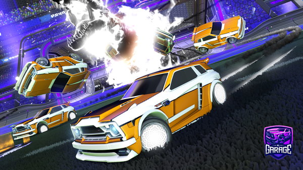 A Rocket League car design from mootjuuuhhh