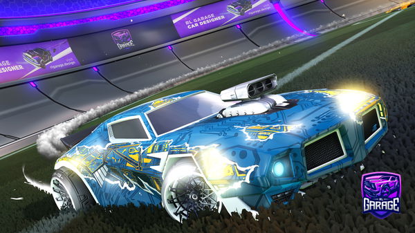 A Rocket League car design from BtoXXX