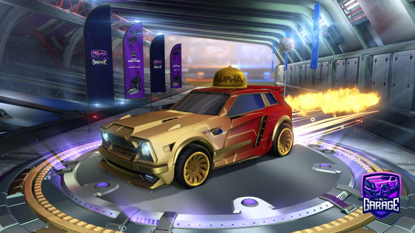 A Rocket League car design from Resaln168