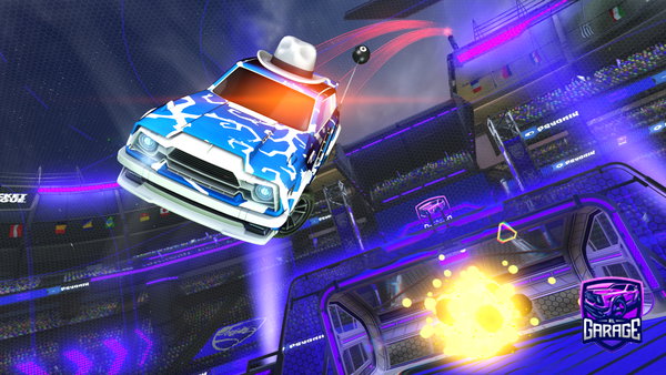 A Rocket League car design from Yanellsgame