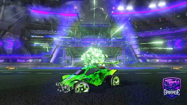A Rocket League car design from Rlhead14