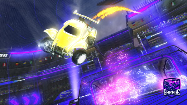 A Rocket League car design from FallingNight890