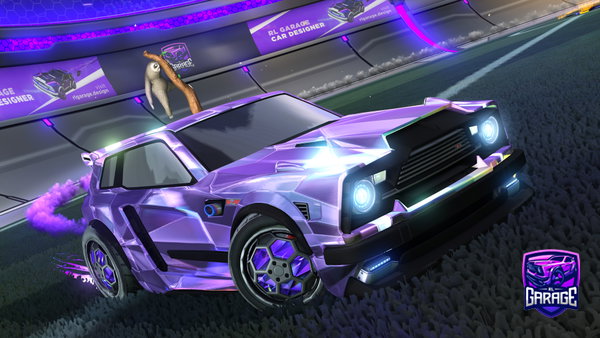 A Rocket League car design from Idkto