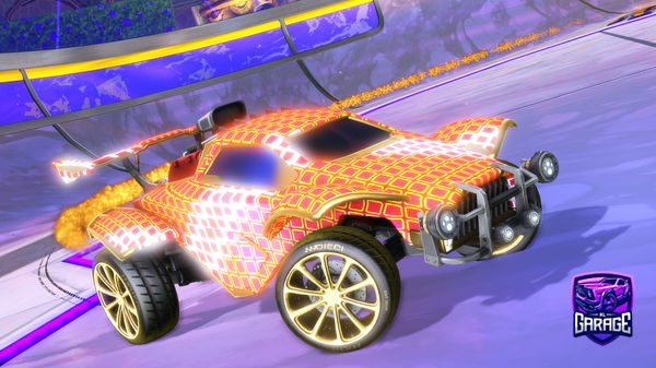 A Rocket League car design from Teom101