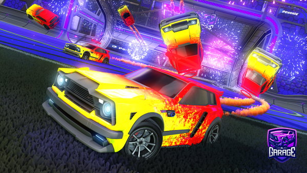 A Rocket League car design from francyted
