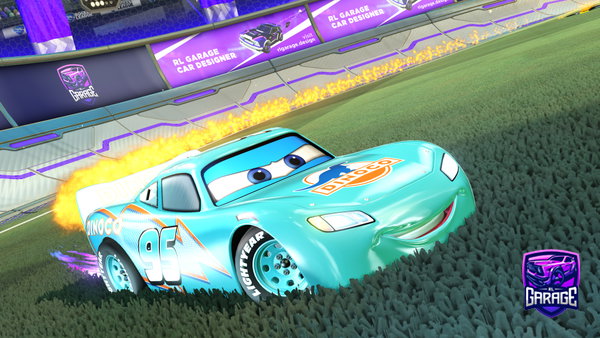 A Rocket League car design from Octa1758
