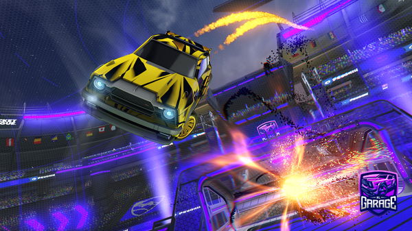 A Rocket League car design from Spikid4