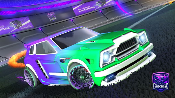 A Rocket League car design from Zoey07