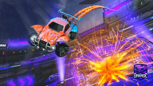 A Rocket League car design from asdxasdasd