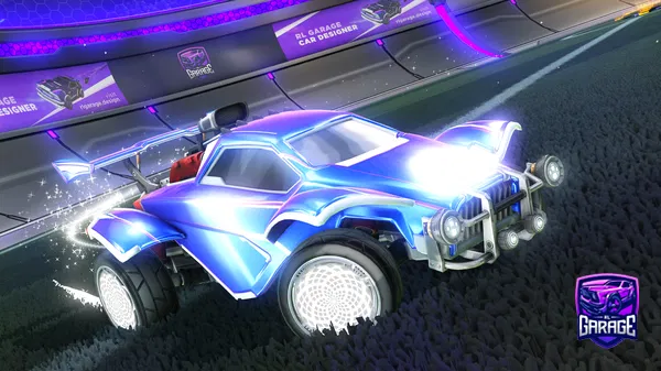 A Rocket League car design from Baseball_suonato