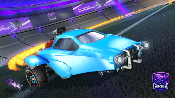 A Rocket League car design from GOGOEH