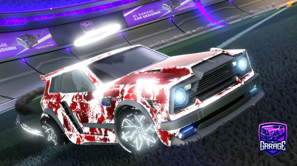 A Rocket League car design from poobum