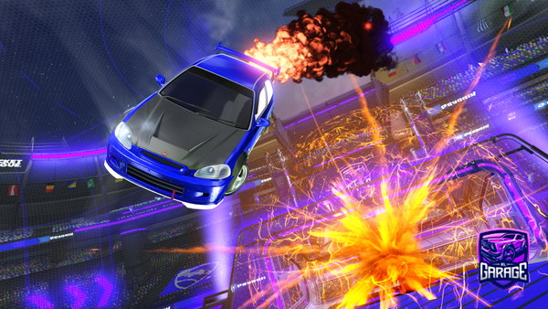 A Rocket League car design from TofuKing