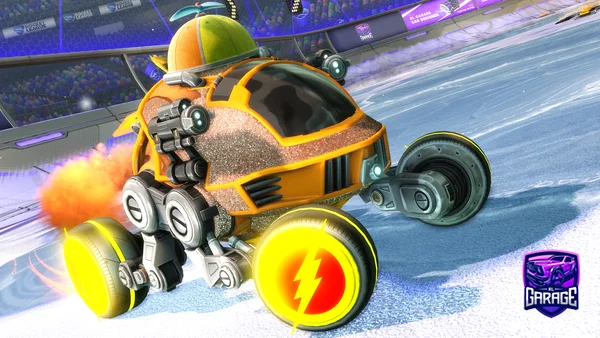 A Rocket League car design from SpacemanEv22