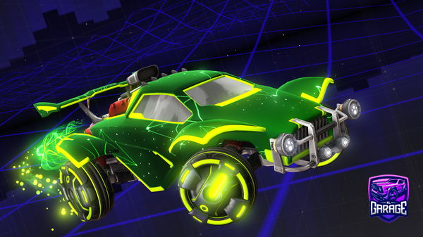 A Rocket League car design from Beastyboy624