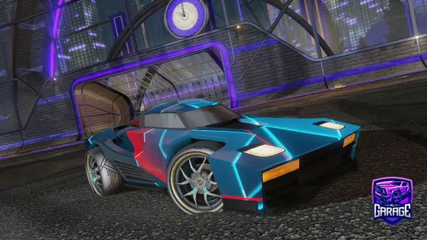 A Rocket League car design from SimasPT79