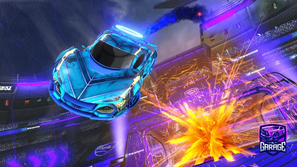 A Rocket League car design from Yavee2000