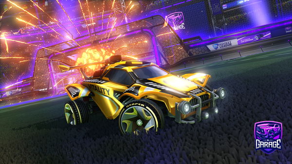 A Rocket League car design from Brushedfever40_