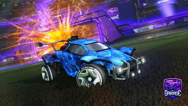 A Rocket League car design from MYST1KALL