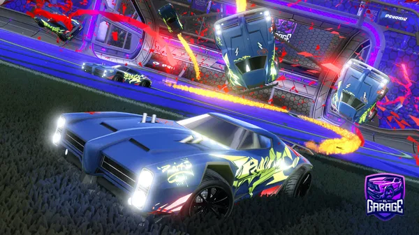 A Rocket League car design from extremefortalz