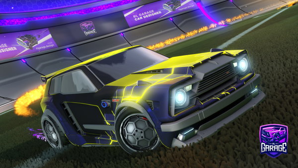 A Rocket League car design from sscdtho