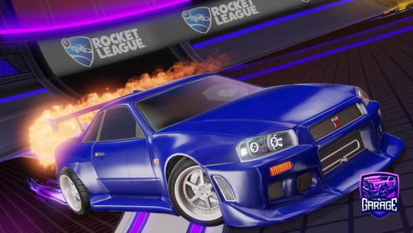 A Rocket League car design from Alfinder64
