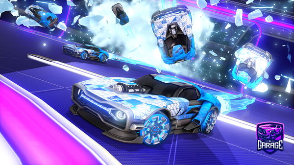 A Rocket League car design from Dinoman85