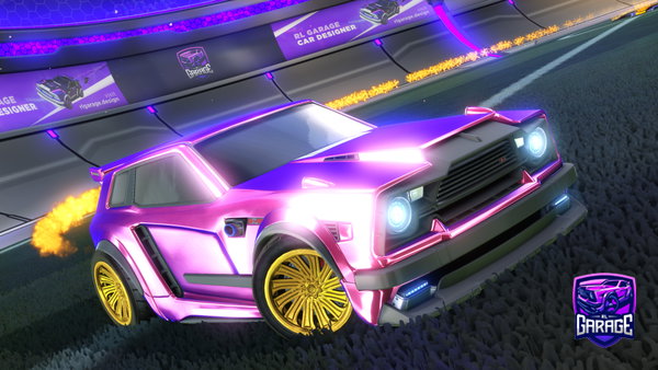 A Rocket League car design from braxmok