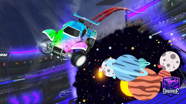 A Rocket League car design from 10137