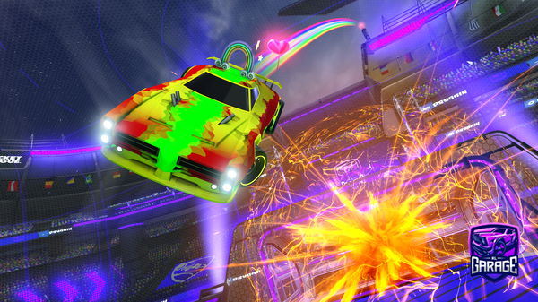 A Rocket League car design from GPRL