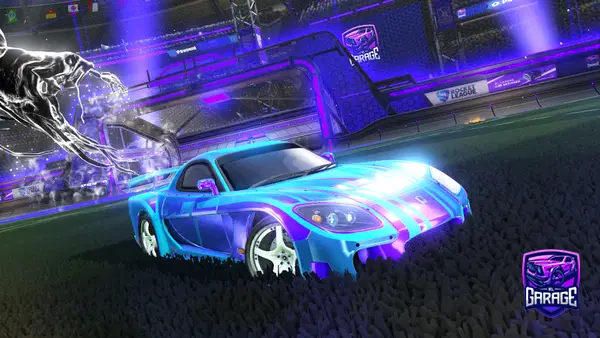 A Rocket League car design from firefox104